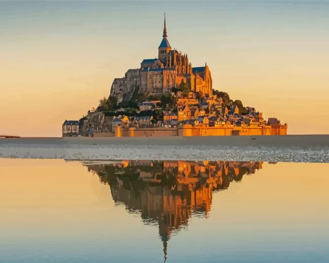 Mont Saint Michel Diamond Painting Mont Saint Michel Diamond Painting