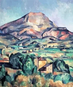Mont Sainte Victoire Seen Diamond Painting