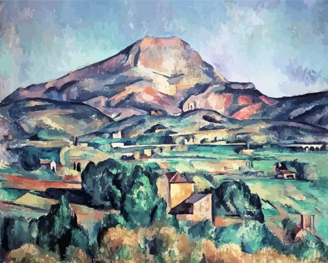 Mont Sainte Victoire Seen Diamond Painting Mont Sainte Victoire Seen Diamond Painting