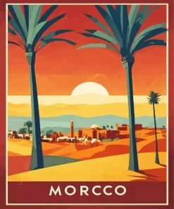 Moroccan Illustration Diamond Painting