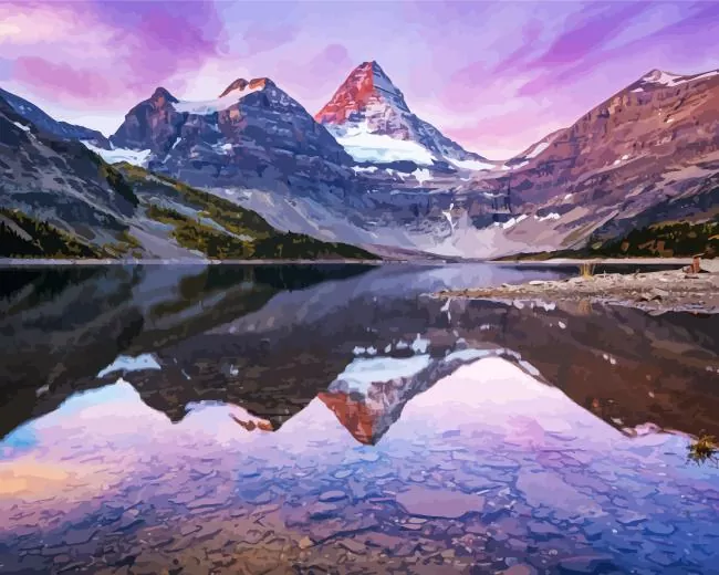 Mount Assiniboine Diamond Painting Mount Assiniboine Diamond Painting
