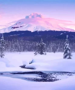 Mount Hood Diamond Painting