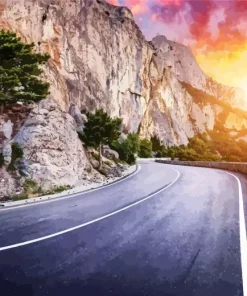 Mountain Road Diamond Painting