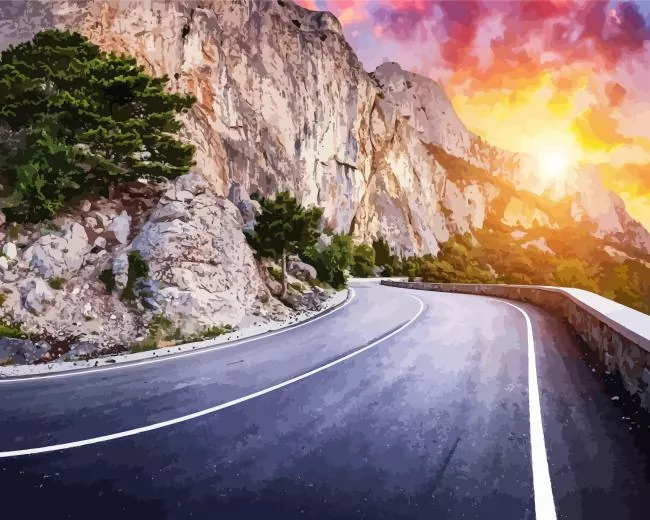 Mountain Road Diamond Painting Mountain Road Diamond Painting
