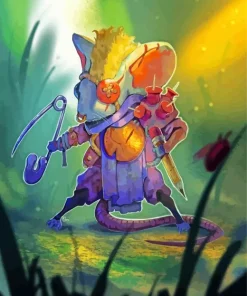 Mouse Warrior Diamond Painting