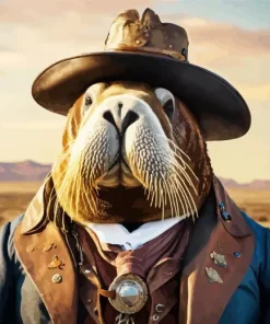 Mr Walrus Diamond Painting