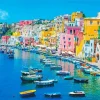 Naples Colorful Houses Diamond Painting