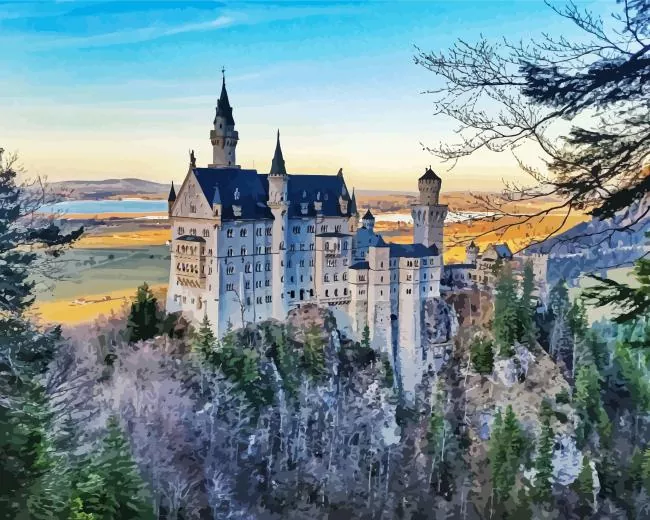 Neuschwanstein Castle Diamond Painting Neuschwanstein Castle Diamond Painting