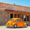 Orange Beetle Diamond Painting