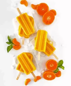 Orange Popsicles Diamond Painting