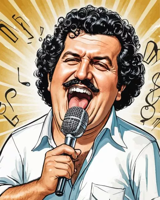 Pablo Escobar Caricature Diamond Painting Pablo Escobar Caricature Diamond Painting