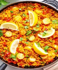 Paella Dish Diamond Painting