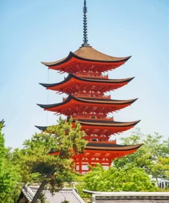 Pagoda Tower Diamond Painting