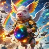 Pig and Ships Diamond Painting