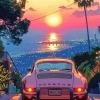 Pink Porsche Diamond Painting