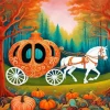 Pumpkin Carriage Diamond Painting