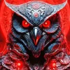 Red Eyed Owl Diamond Painting
