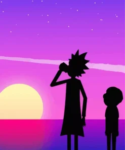 Rick and Morty Diamond Painting