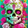 Sugar Skull Mask Diamond Painting
