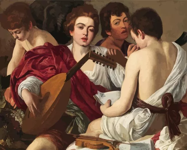 The Musicians Caravaggio Diamond Painting The Musicians Caravaggio Diamond Painting