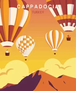 Turkey Cappadocia Poster Diamond Painting