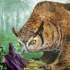 Wild Owlbear Diamond Painting