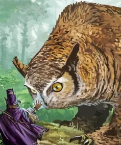 Wild Owlbear Diamond Painting