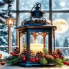 Christmas Candle Diamond Painting