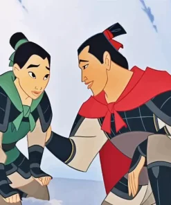 Mulan and Li Shang Diamond Painting