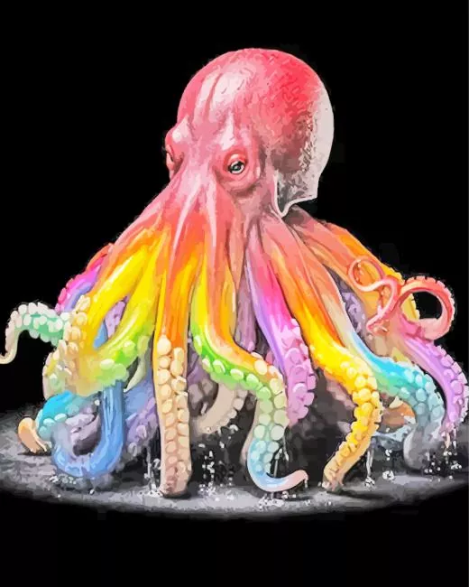 Aesthetic Colorful Octopus Diamond Painting Aesthetic Colorful Octopus Diamond Painting