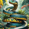 Aesthetic Snake Diamond Painting