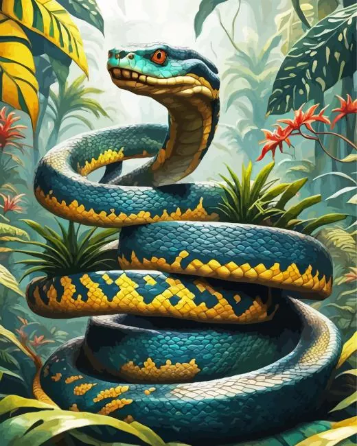 Aesthetic Snake Diamond Painting Aesthetic Snake Diamond Painting