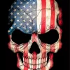 American Skull Diamond Painting