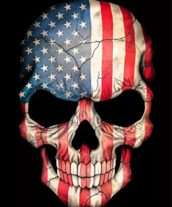 American Skull Diamond Painting