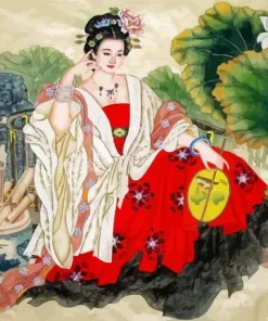 Ancient Chinese Girl Diamond Painting