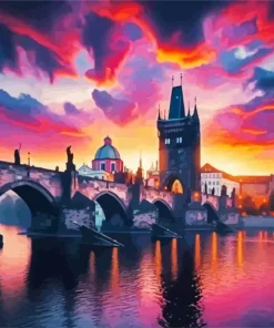 Charles Bridge Prague Diamond Painting