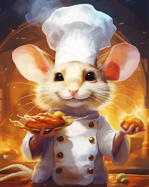 Chef Mouse Diamond Painting Chef Mouse Diamond Painting