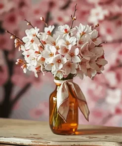 Cherry Blossom Bouquet Diamond Painting