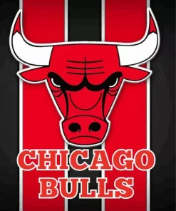 Chicago Bulls Symbol Diamond Painting