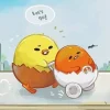 Chick from Gudetama Diamond Painting