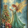 Christmas Angel Woman Diamond Painting
