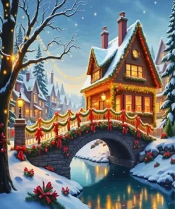 Christmas Bridge Diamond Painting