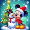 Christmas Mickey Diamond Painting