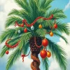 Christmas Palm Tree Diamond Painting