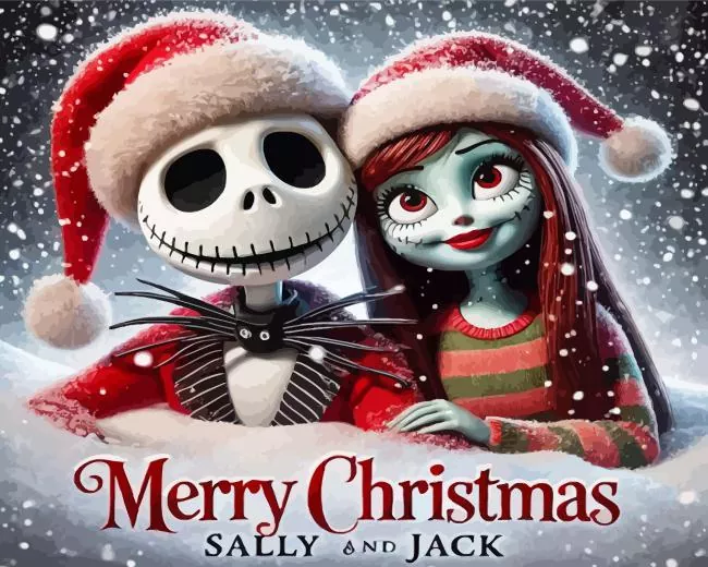 Christmas Sally and Jack Diamond Painting Christmas Sally and Jack Diamond Painting