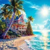 Christmas at the Beach Diamond Painting