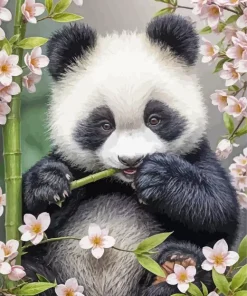 Chubby Panda Diamond Painting