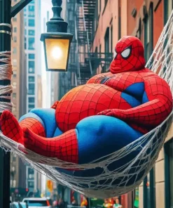 Chubby Spiderman Diamond Painting