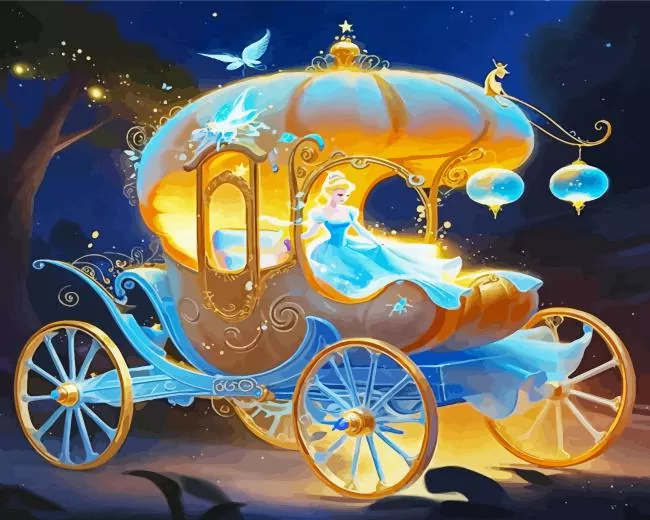 Cinderella Carriage Diamond Painting Cinderella Carriage Diamond Painting