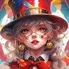Circus Anime Girl Diamond Painting